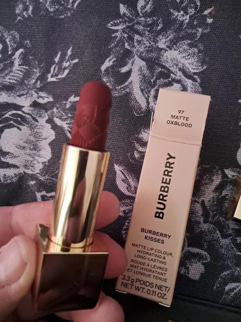 Burberry Lipstick — Deep Wine Red